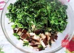 荠菜拌香干的做法图解5