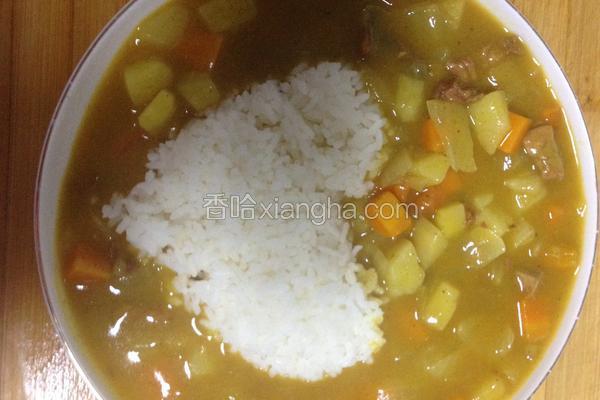 快手咖喱牛肉饭