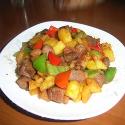 菠萝鸭块的做法[图]