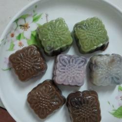 彩色冰皮月饼的做法[图]