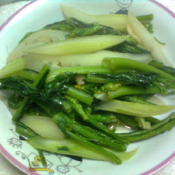 清炒迟菜心的做法[图]