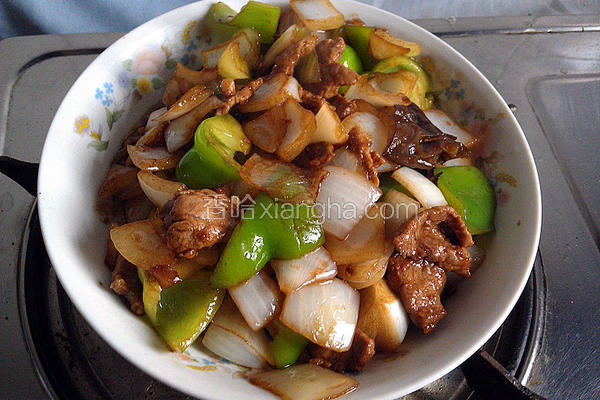 葱椒肉片