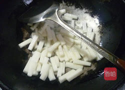 韭菜花炒山药的做法图解6