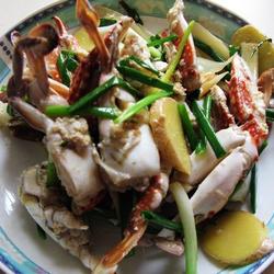 一蟹二食之姜葱蟹的做法[图]