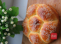 海苔肉松排包的做法图解8