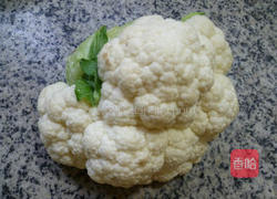 虾皮香干炒花菜的做法图解1