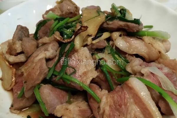 清炒日本黒豚肉