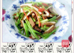 芹菜炒香干的做法图解8