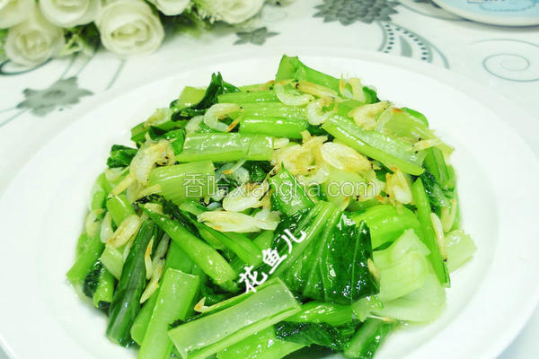 虾皮炒广东菜心
