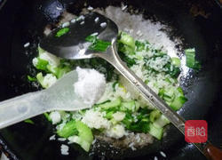 青菜炒饭的做法图解7