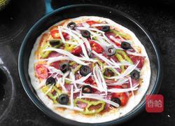 黑椒牛肉脆披萨的做法图解9