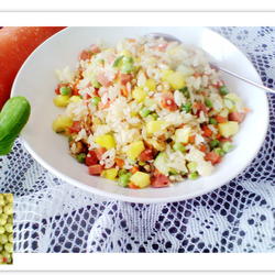果蔬炒饭的做法[图]