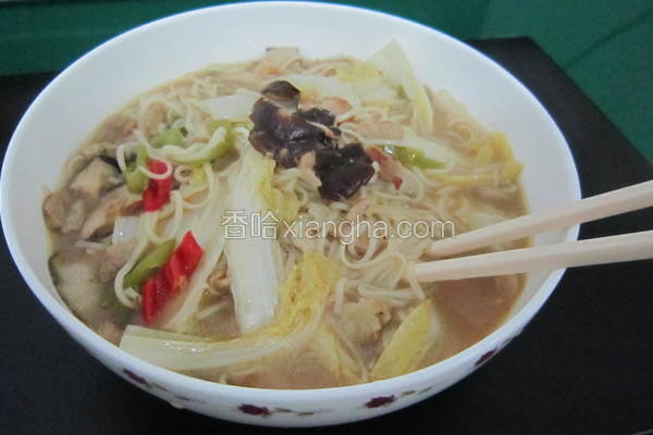 香茹肉丁面