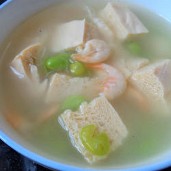 冻豆腐虾仁汤的做法[图]