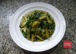 莴笋叶炒榨菜的做法图解12