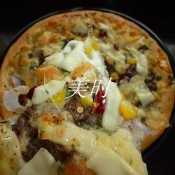 自制黑椒牛肉披萨的做法[图]