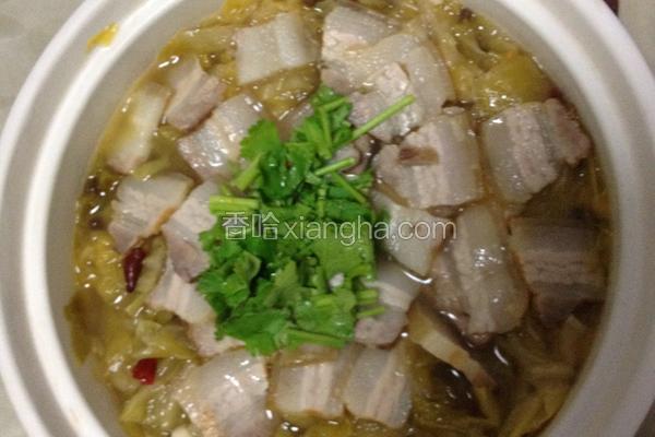 砂锅酸菜白肉