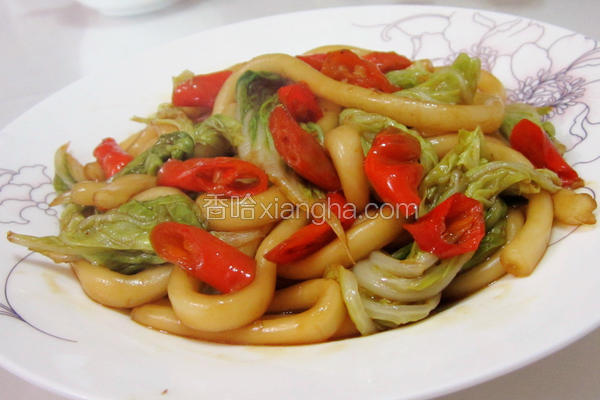 白菜炒粉