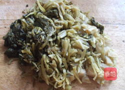 雪菜鱼片的做法图解1