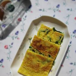 芹菜叶鸡蛋饼的做法[图]
