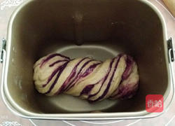 紫薯土司面包机的做法图解9