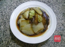 茄子炒大白菜的做法图解13
