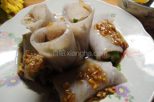香菇虾仁肠粉