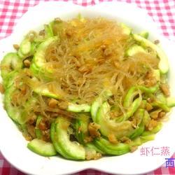 虾仁蒸西葫芦的做法[图]