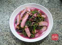 香干炒红苋菜的做法图解9