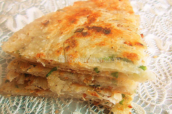 葱香豆粉烧饼