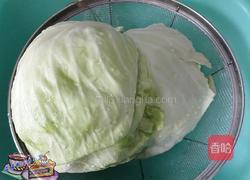 油渣包菜包子的做法图解4