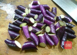 茄子炒杏鲍菇的做法图解5