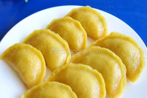 玉米面萝卜蒸饺