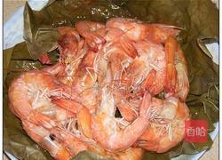 荷叶蒸虾的做法图解8