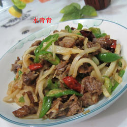 凉薯丝炒鸡的做法[图]