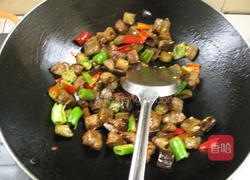 猪肝茄丁的做法图解8