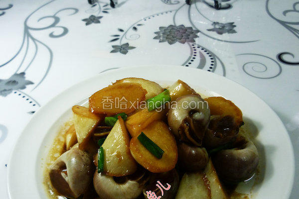 茭白烧肉螺