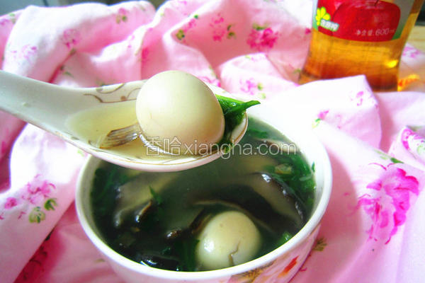 香菇鹌鹑蛋汤