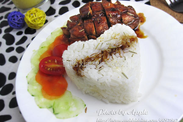 日式照烧鸡腿饭