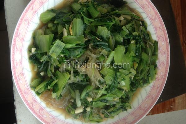 小白菜熬粉条