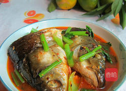 红烧鱼头的做法图解9