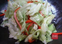 手撕包菜的做法图解6