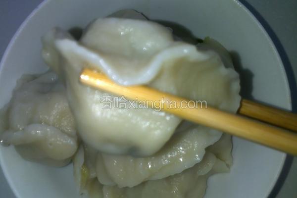 韭菜猪肉水饺