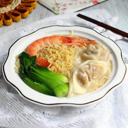 鲜虾云吞面的做法[图]