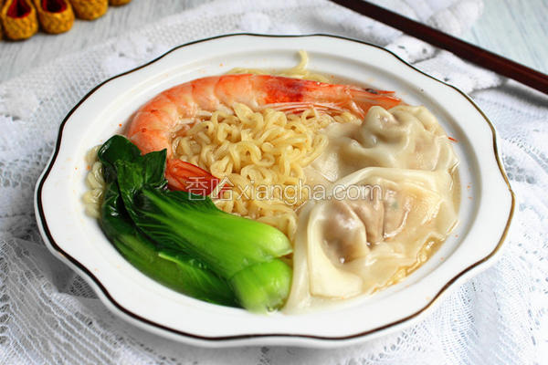 鲜虾云吞面