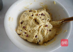 杂粮蜜豆发糕的做法图解5