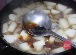 白萝卜炖牛腩的做法图解11