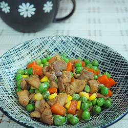 缤纷鸡肉三丁的做法[图]