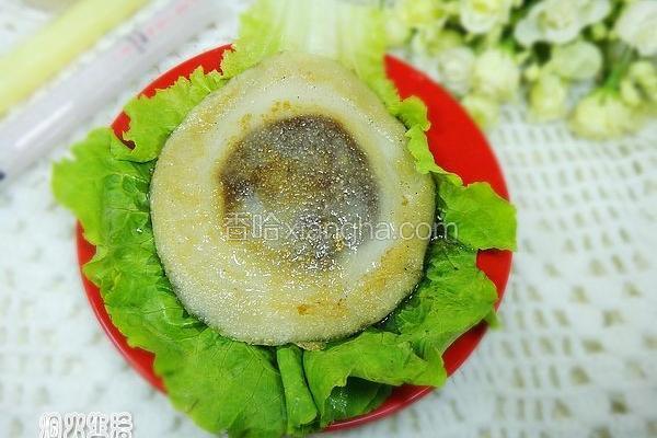 梨汁豆沙糯米饼