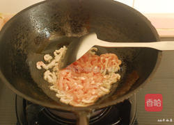 肉丝炒芦蒿的做法图解4